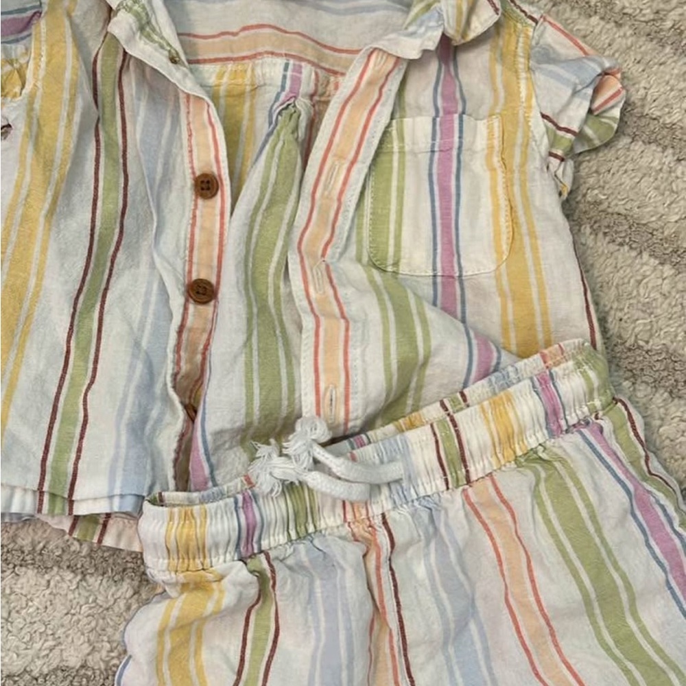 Little Co. by Lauren Conrad 2 Piece Summer Set Size 9M